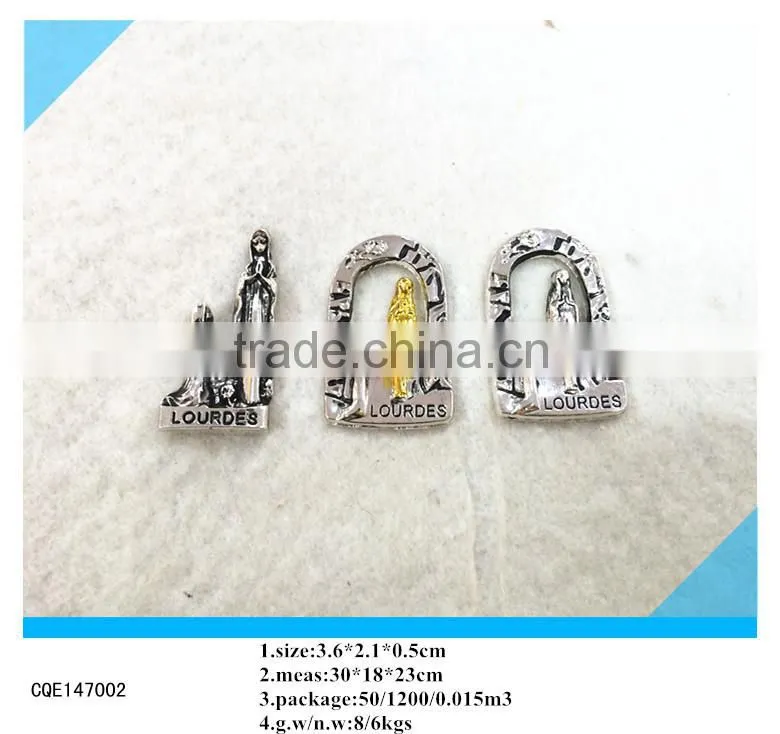 Our Lady Of Lourdes Metal Fridge Magnet