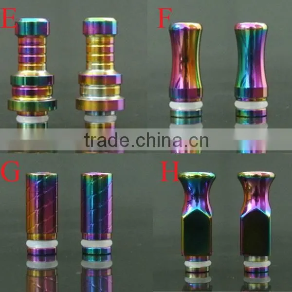 beautiful shape most popular rainbow drip tips on store