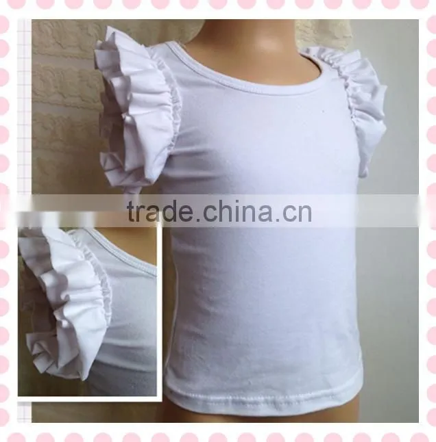 baby clothing manufacturer wholesale blank t shirts ruffle shirts toddler
