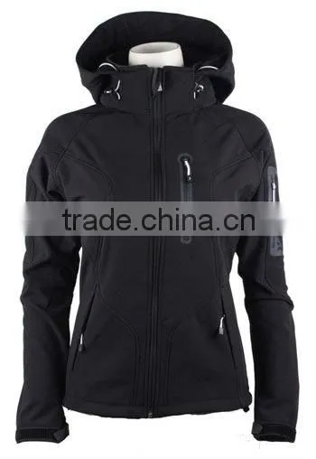 Winter hood ladies softshell jacket