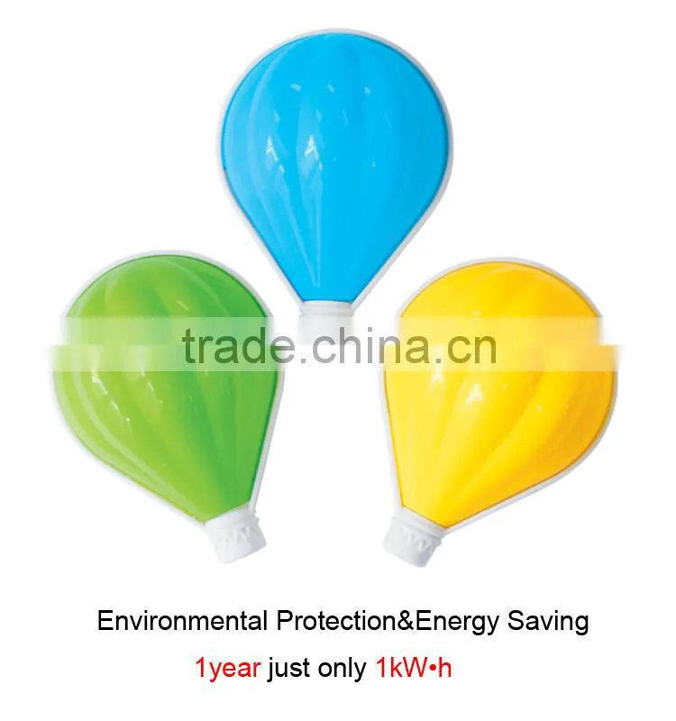sensor control led night light wall lamp bedroom sleep