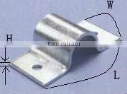 Two Hole Pipe Strap for strut