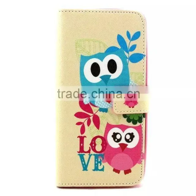 Color Print Slim Wallet Leather Case Cover For Asus Zenfone 5