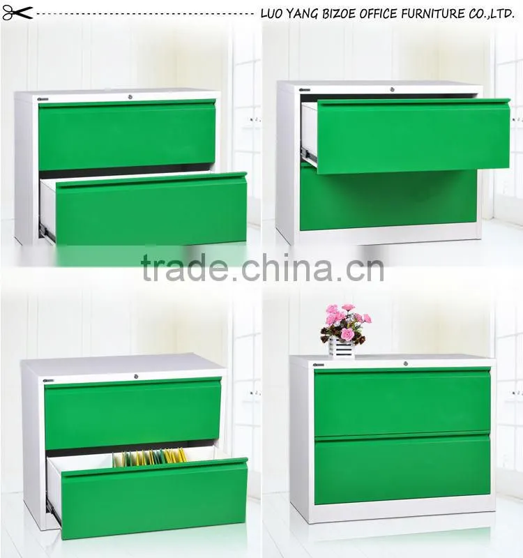 thin dege white two drawers lateral filing cabinet