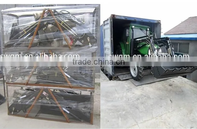 TZ-4 30-55HP 4WD Garden Tractor Front end loader with 4in1 bucket