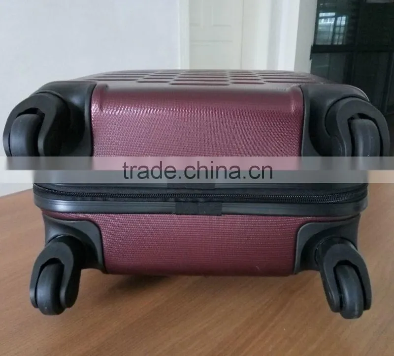 Vintage Hard ABS rotatable quality trolley luggae set