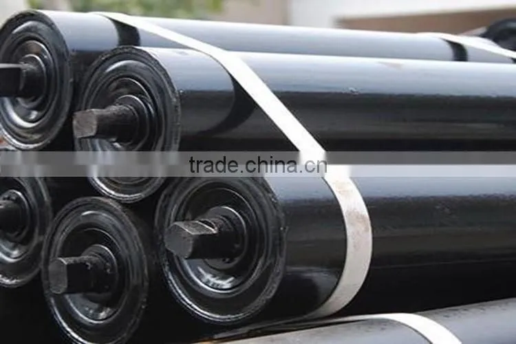 Henan manufacture belt conveyor trough idler roller