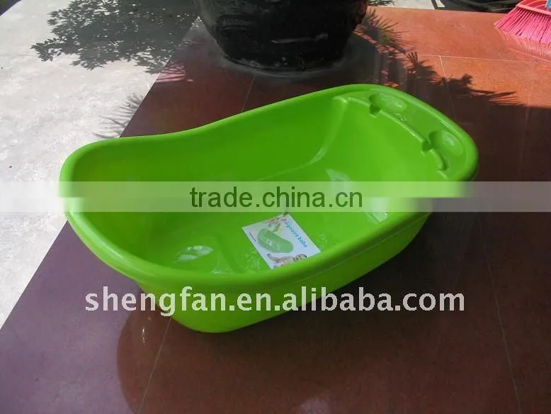 plastic lovely baby bathtub
