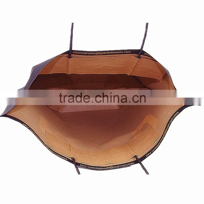 Customize new fashion&cheap kraft paper bag/Retailing/Gift/Cosmetics/Decorates