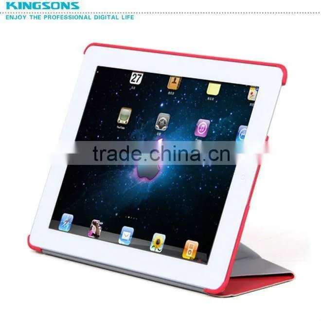 New arrival folded nice PU holder for ipad K8429U
