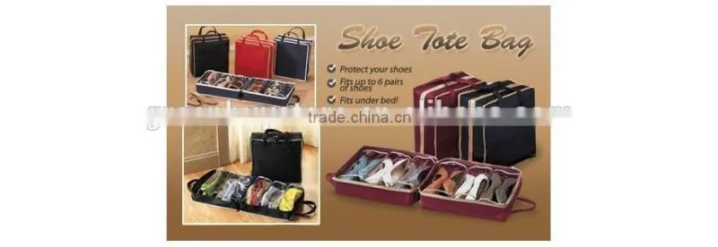 Travel Waterproof Ventilation Folding Shoes Storage Organizer Portable Fashion Closet Women/men Shoe Bags 35*20*40