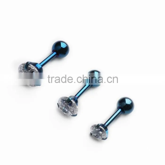 Piercing Jewelry 2016 Surgical Steel Ball Cartilage Custom Made Stud Earring