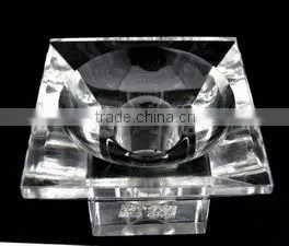 pentacle crystal candle holder