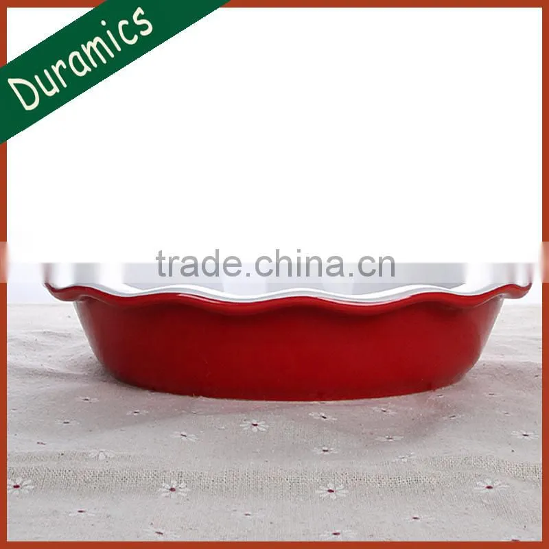 Ceramic round baker,small size for sale