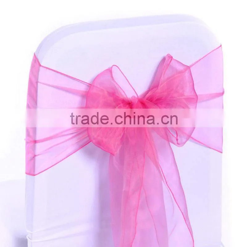 Cheap Chair Sashes Wedding Organza Sashes