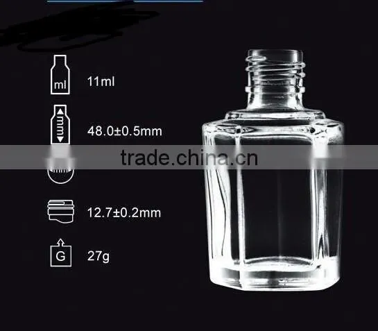 2ml mini jars/vial glass nail Polish Bottles manufacturer