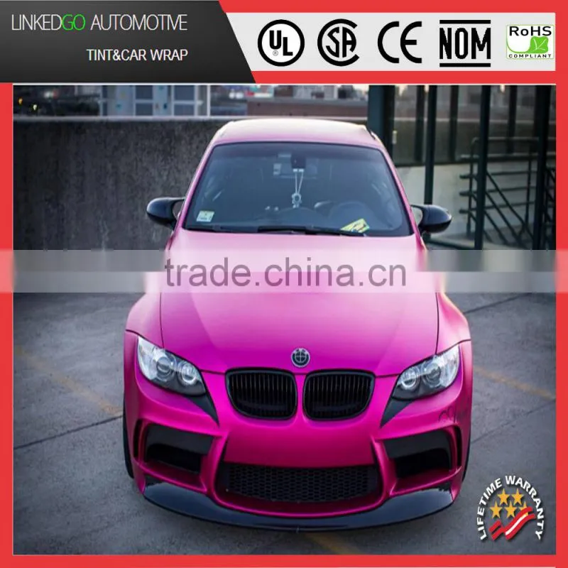 best price 1.52*20m matt vinyl with air bubble free stretchable