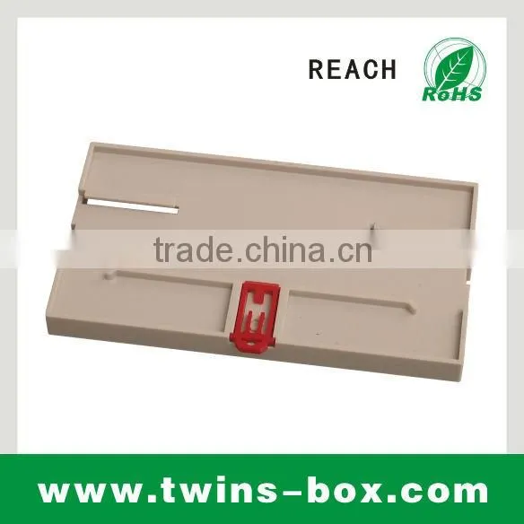 Din rail plastic enclosure