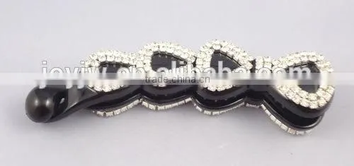 rhinestone hair barrettes
