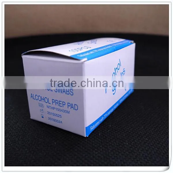 70% isopropyl alcohol swab