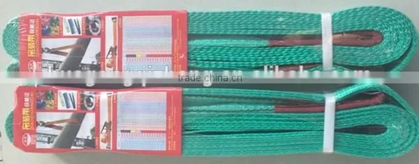 10 ton web sling/polyester sling/flat webbing sling