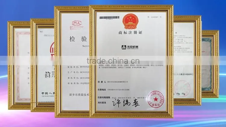 XC made high quality 450 type vibration filter for Soy milk screen machine