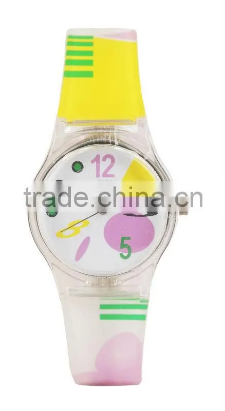 Cheap plastic custom promotional watches