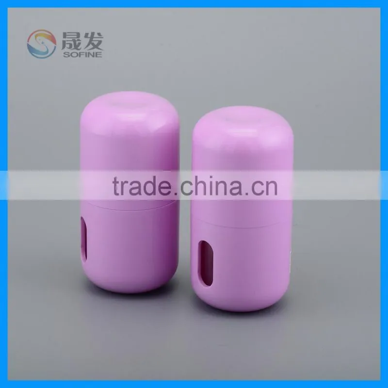 Round empty liquid foundation pump bottle