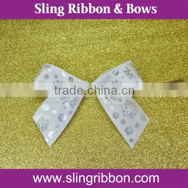 Single Face Polyester Satin Shoelace Bow