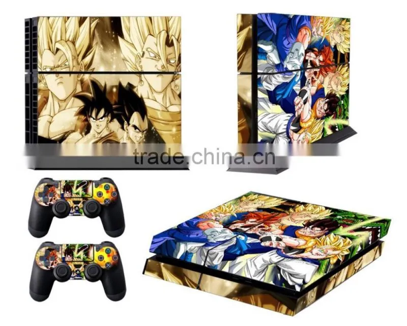 Customized pattern color skin for ps4 skin joker vinyl decal cover for Sony playstation 4 n two controller