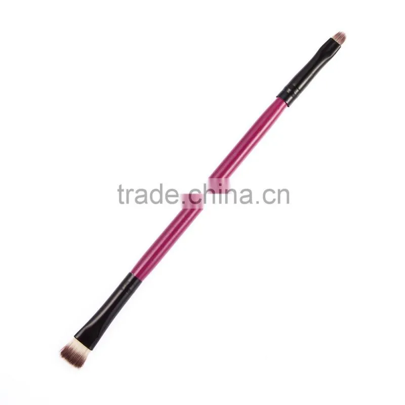 1 PCS Multifunctional Make up Brush 2 Ended Eyeshadow Lipbrush Rose Red Makeup Brush