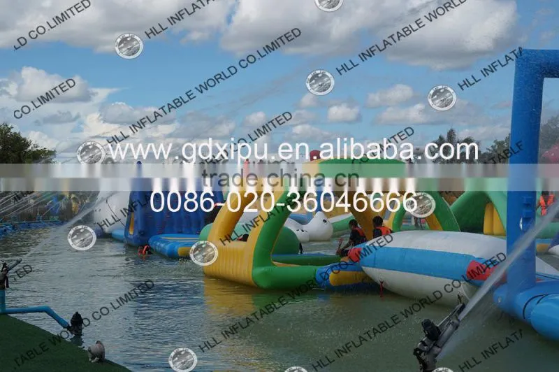 Inflatable water park game