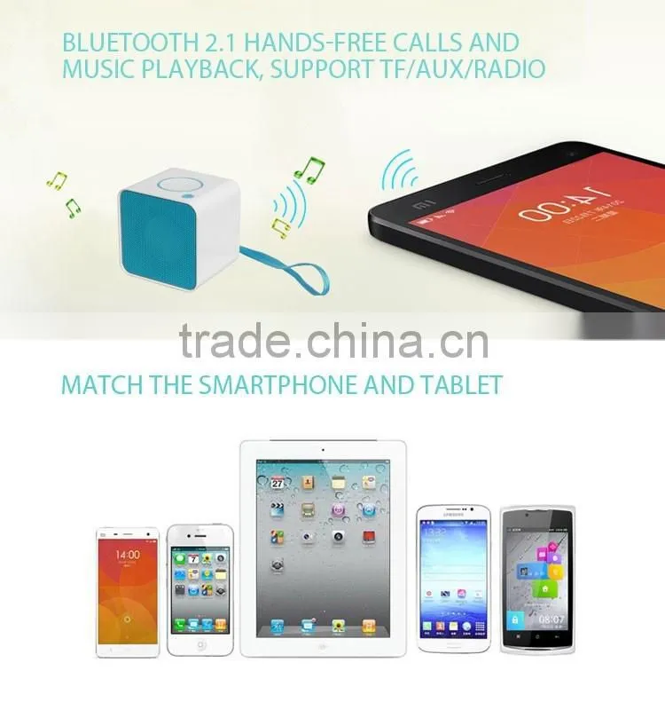 cube mini colorful bluetooth speaker,square bluetooth speaker