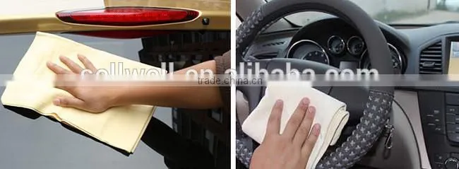 Lint free microfiber car cleaning cloth
