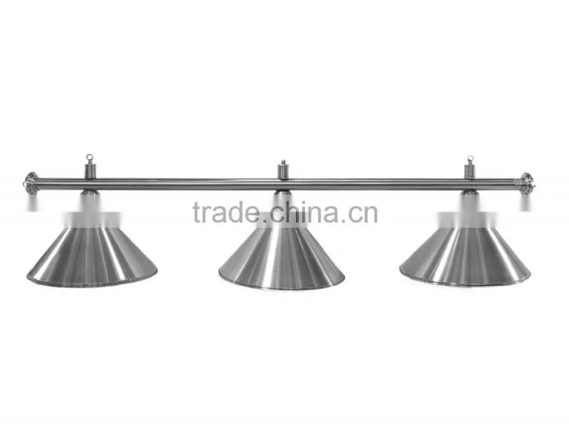 Classic style 3 metal shades billiard table lamp , pool billiard table light