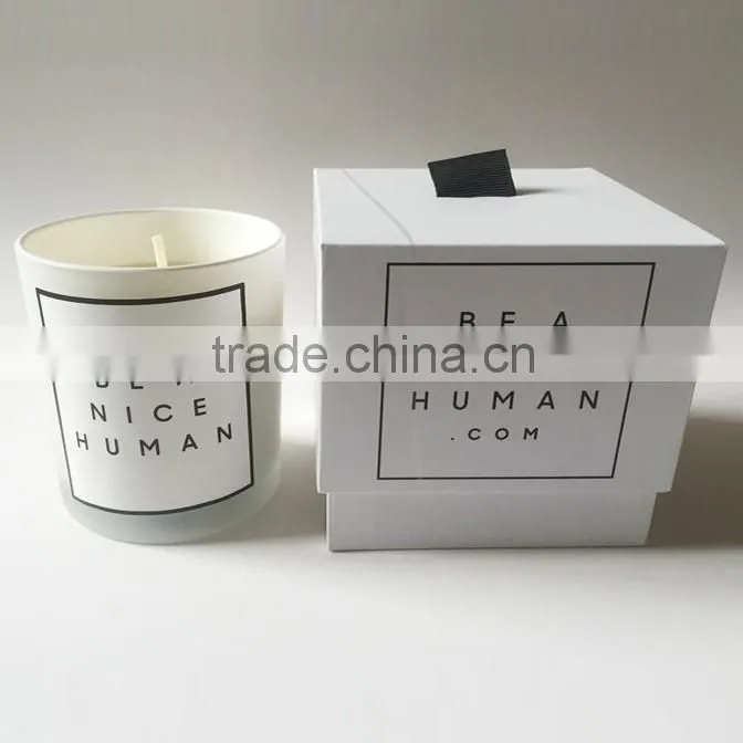 Rich looking candle box packaging/luxury candle gift box wholesale