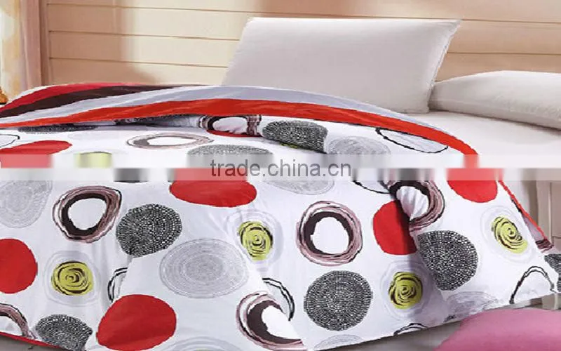 Chinese mulberry silk comforter with printed Cotton Cover