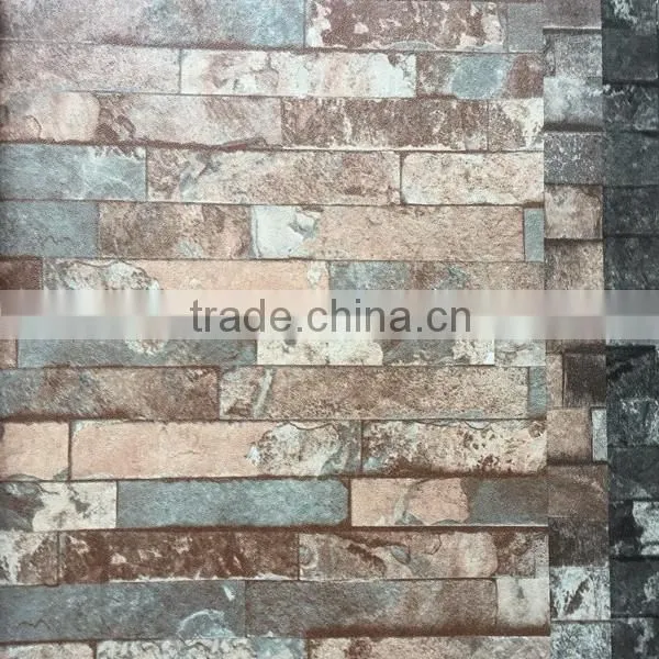 vintage style brick vinyl wallpaper for background wall