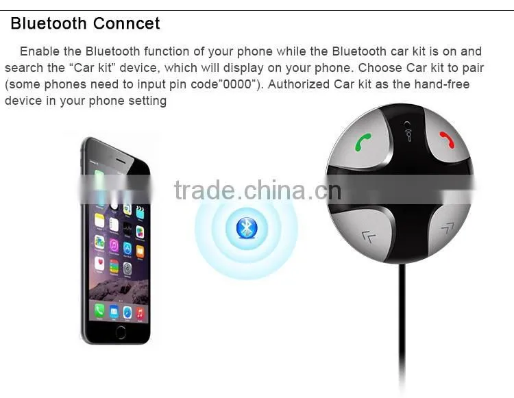 FM29B aux bluetooth car kit MP3 stereo FM transmitter car kit for phone