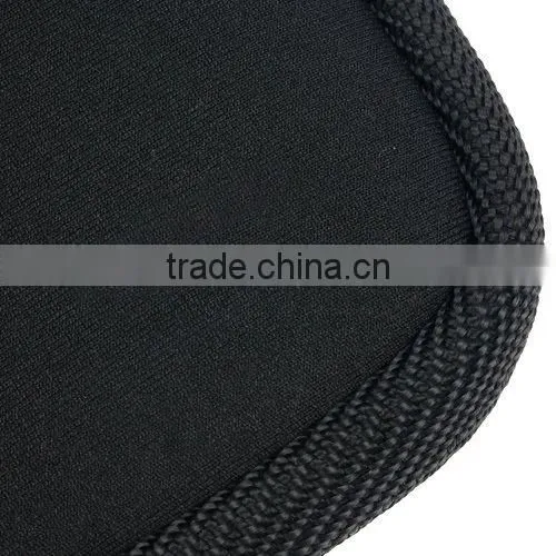 Neoprene zipper laptop tote bag computer sleeve tablet bag in Black color