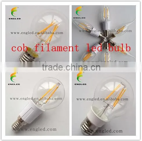 E12/E14 B35 4W 400lm LED Filament flickering flame candle bulb CE/RoSH/TUV/FCC/UL 718