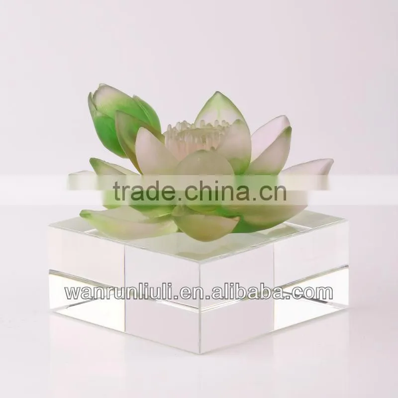 crystal Lotus centerpiece as wedding items for home decoration