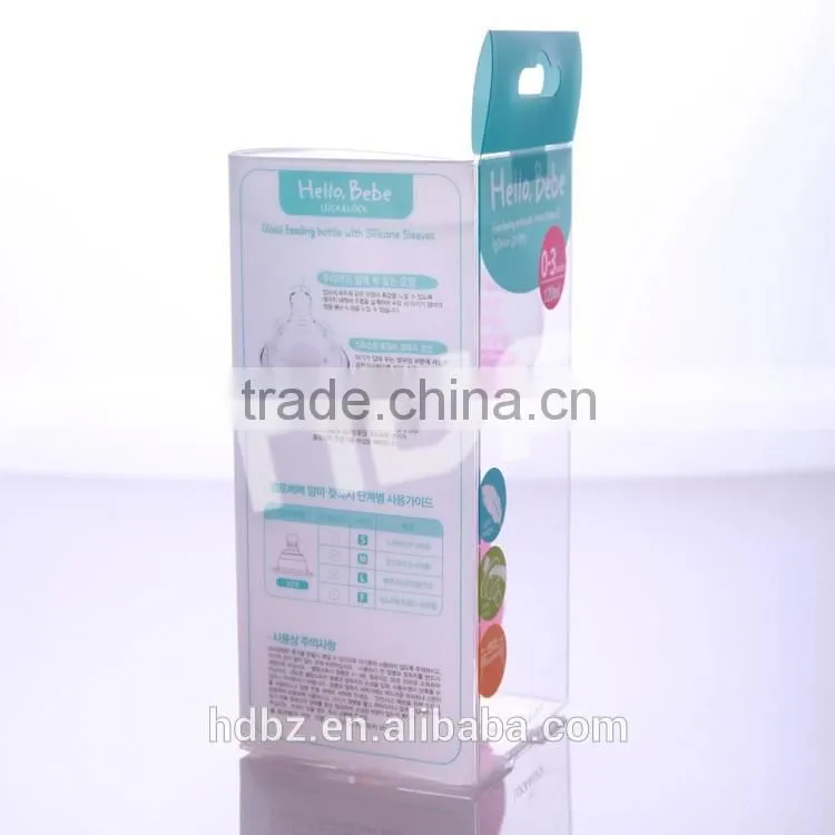 hot selling clear cheap hot staming packaging boxes