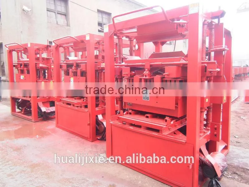 construction machine qtj4-26 hand cement block machine with electric