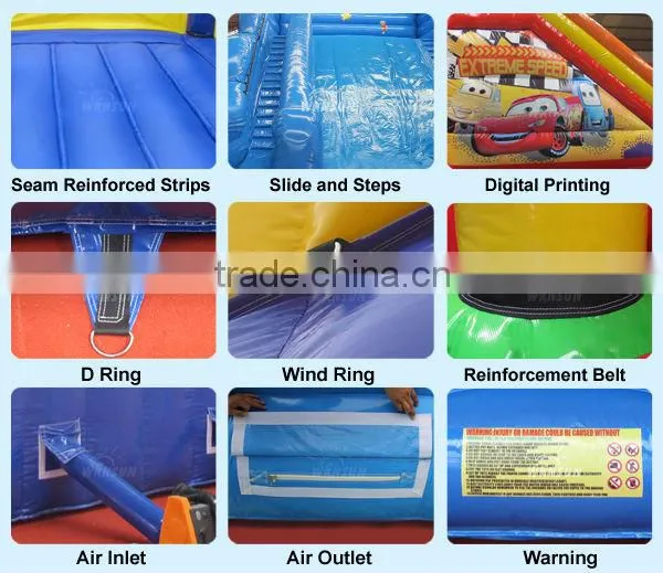 Popular sale inflatable floating water slide