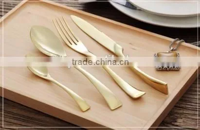 Matte copper PVD coating cutley set FDA LFGB standard North America Market