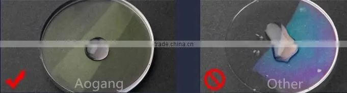 Optical lens manufacturer 1.56 UV400 HMC EMI circle lenses