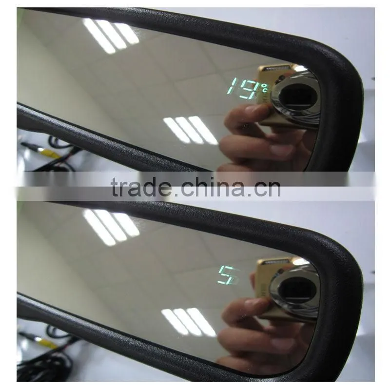 4.3" high resolution car rearview mirror with parking sensors/more functions option