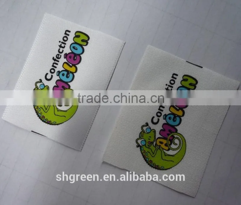 Men's shorts printing fabric label