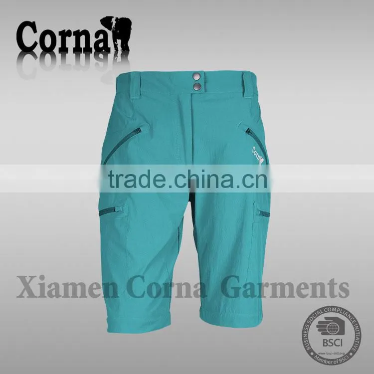 2016 New design lightweight polyester colorful women anti-wrinkle ladies fashion short pants for wholesales